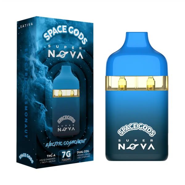 Space Gods Super Nova THC-A Liquid Diamonds Disposable – 7G - Image 4