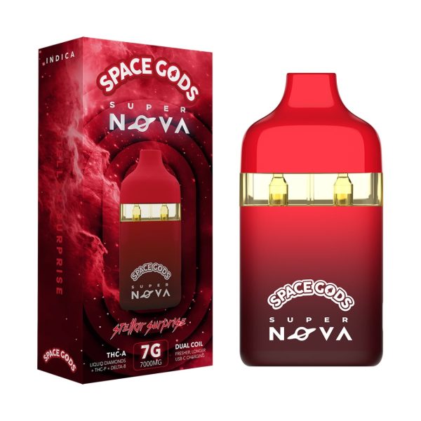 Space Gods Super Nova THC-A Liquid Diamonds Disposable – 7G - Image 3