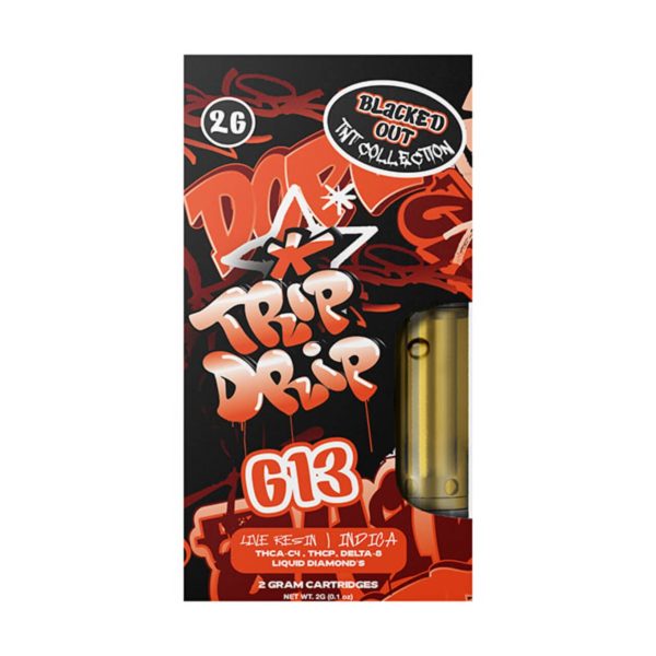 Trip Drip Blacked Out TNT Collection Live Resin THC-A Cartridge – 2G